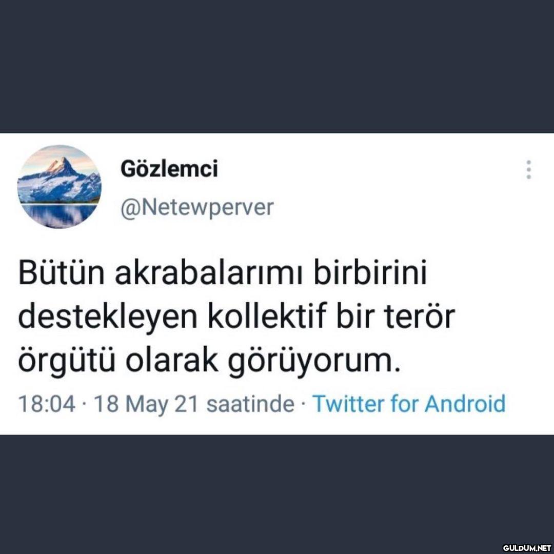 Gözlemci @Netewperver...