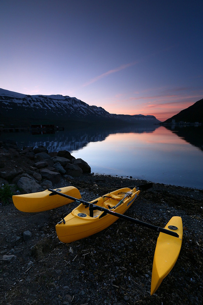 chrysopoetics:  2013 - 115 - Trimaran Kayak Vertical (by cookinghamus) 