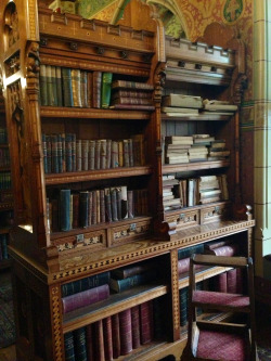 halfpackedsuitcase:  The library at Cardiff Castle