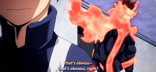phrozenpikachu:Holy fuck deku, you sure know how to piss off the man on fire don’t you .