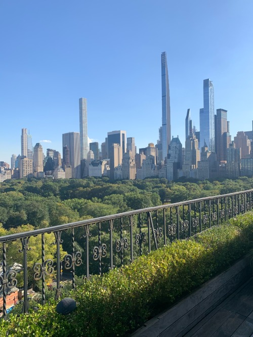 York On Terrace Of Central Park West Duplex Penthouse Property