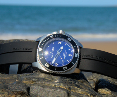 Ralf Tech WRX Electric Blue Dive Watch [ #ralftech #monsoonalgear #divewatch #toolwatch #watch ]