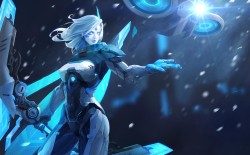 cyberclays:   Project Ashe   - League of Legends fan art by  Linger FTC  More from this series by Linger FTC on my tumblr [here] 