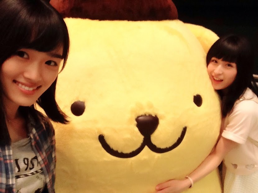 namiyorirobinha:  川本紗矢 on Google+20150830 21:56  こんばんわかめすーぷ(・ω・)さややです💓今日はお休みだったのでうめたんさんとサンリオピューロランドに行って来ました(