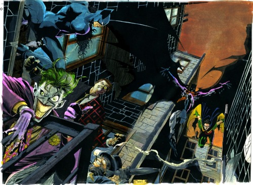 brianmichaelbendis:  Batman Gallery cover color guide by Joe Quesada, Steve Oliff, and Kevin Nowlan