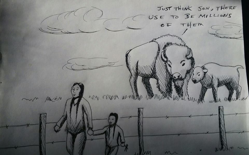 sugarmoonaki: 4am drawing by Scott Hill. welcome to feelsville  Oh man :/