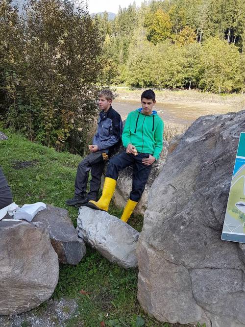 Cute  Lad in Yellow  Wellies  !!