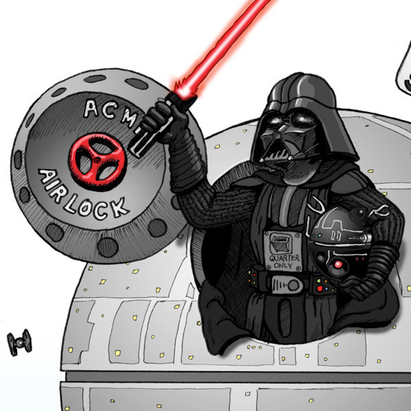 scottpatrick:  (via Star Wars Spoof Poster / The Manly Art Shop) 