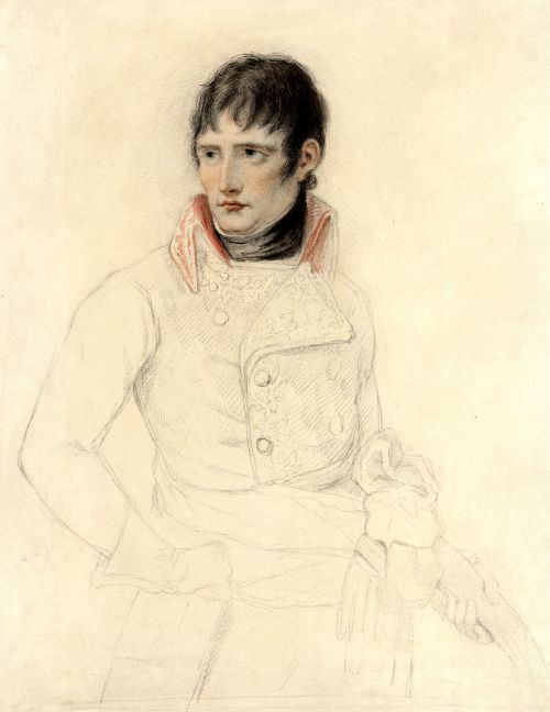 Andrea Appiani the Elder (Italian; 1754–1817)Portrait of Napoleon1800–2Black chalk, with watercolorT