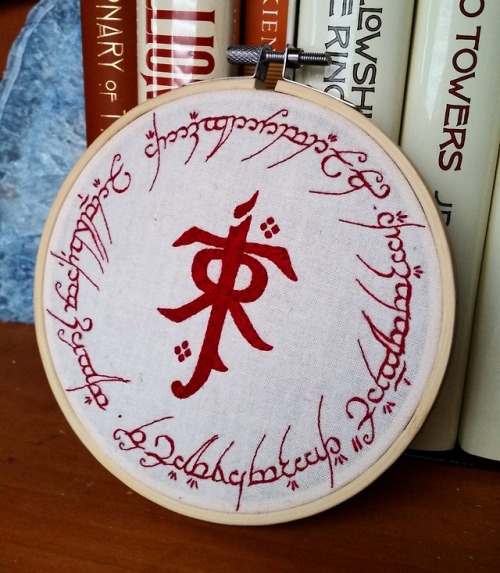 fuckyeahneedlework: andthenfiction: Getting the hang of embroidery! Looks good!