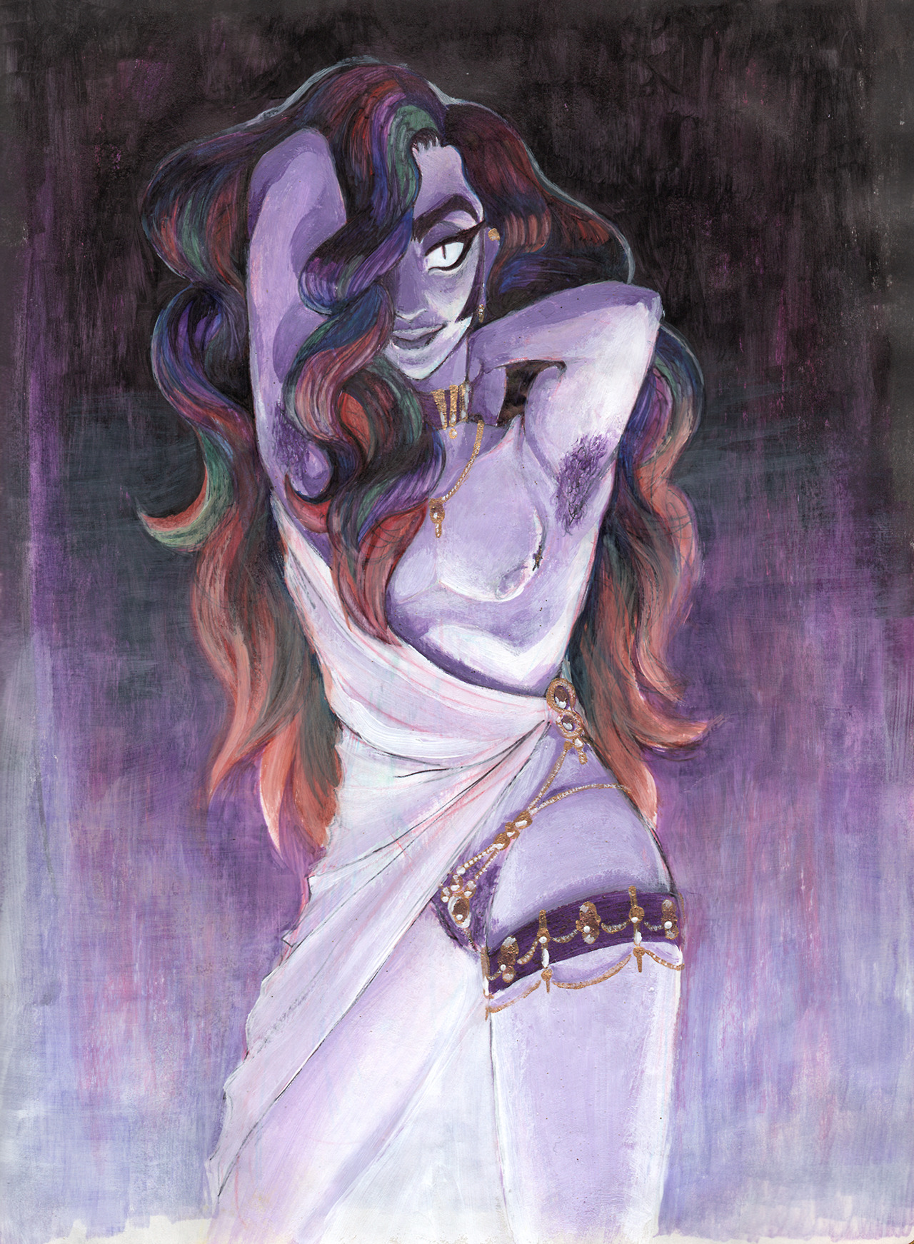 nnairda-v:Paintings in my sketchbook!