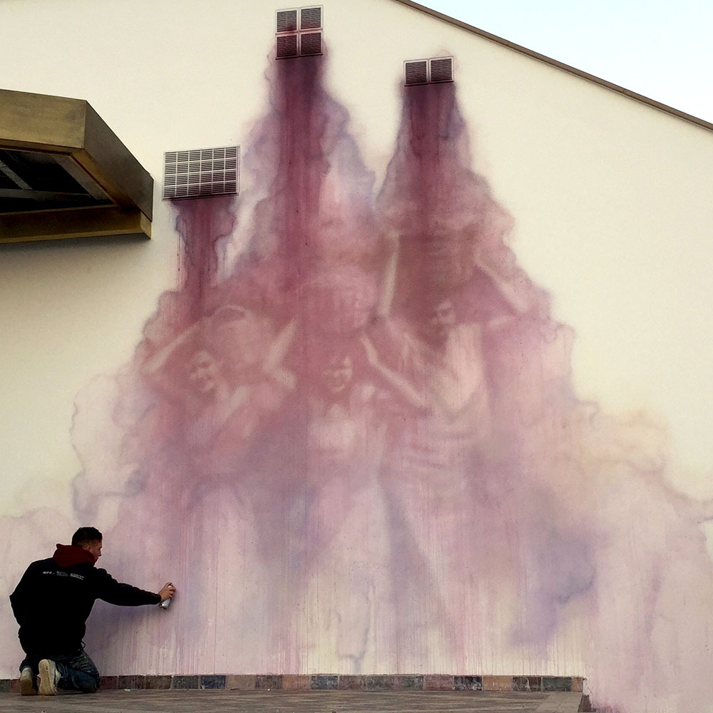 writernotwaiting:inag-mag:Wall paintings by Eron   “Davide Salvadei, also known
