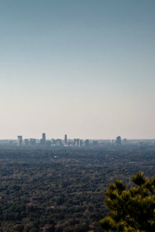 just-foosay: ilaurens: Atlanta Skyline - Photographed from Stone Mountain | by mjkjr. Atlanta, 