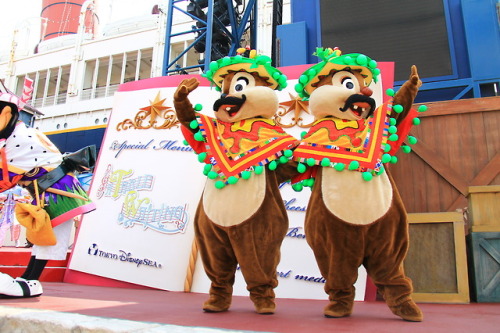 Chip and Dale on A Table is Waiting