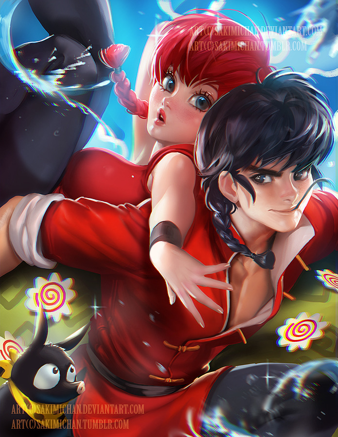 ranma &frac12; by sakimichan 