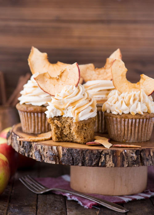 daily-deliciousness:Apple spice cupcakes