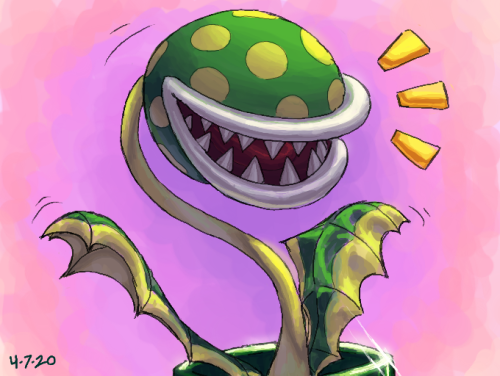 Piranha Plant Made As A (belated) Birthday Gift!