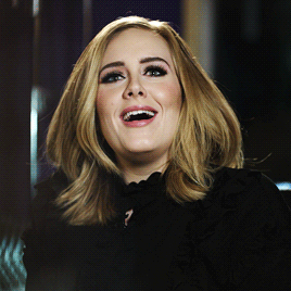 fuckyasadele:  Adele being her cutie self