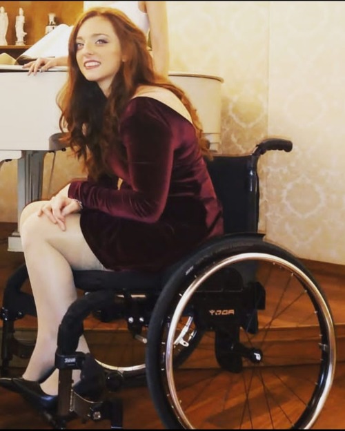 Wheelchairs and Pantyhose on Tumblr