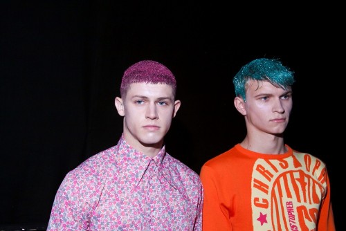 Hair at Christopher Shannon Menswear SS14