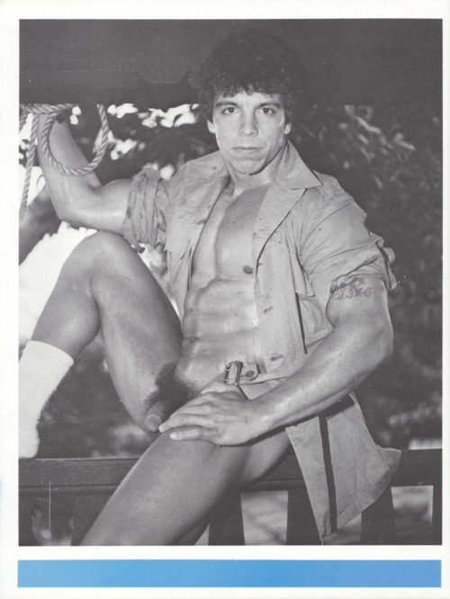From PANDER MAGAZINE (1979) Photo series called  &ldquo;Buzz&rdquo; photo by Paean stud