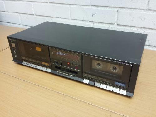Technics RS-B11W Stereo Double Cassette Deck, 1984