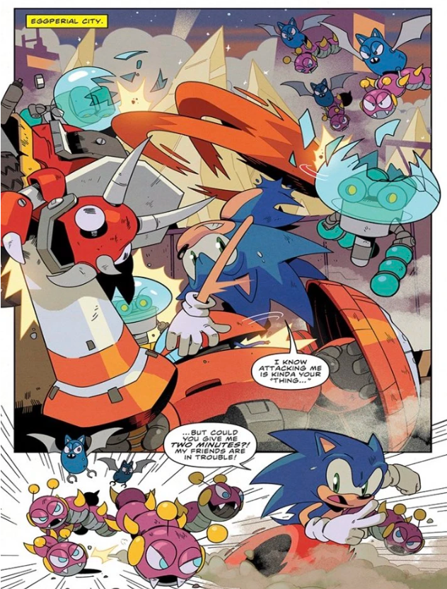 Semi Frequent Sonic Facts 🔫 on X: In the IDW's Sonic the Hedgehog 30th  Anniversary Special, Tails expresses frustration that Eggman built Tails  Doll instead of a cool Metal Tails. Two years