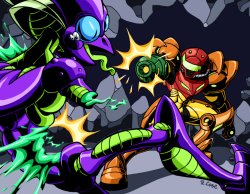 rcasedrawstuffs:Metroid  So I have had this