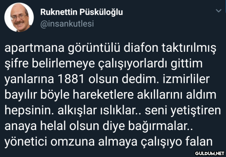 Ruknettin Püsküloğlu...