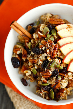 garden-of-vegan:  Spiced Apple Breakfast