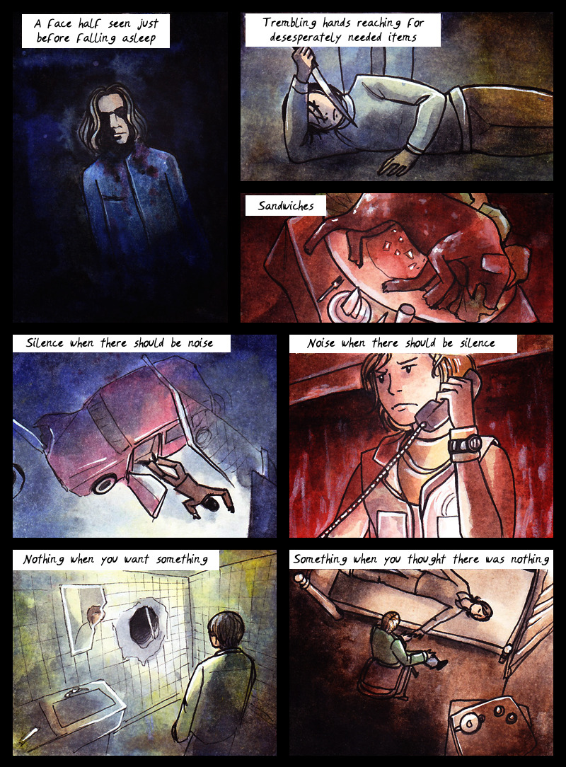johannesviii:  A little Night Vale / Silent Hill crossover I wanted to draw for literal