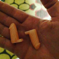 submissivefeminist:  agreeableagony:“why are you putting tiny dicks in my ears”  - “cause it’s not your nose” …. impeccable logic…. Where are these from? I’m on the hunt for more tiny dicks!  We got ours from bad dragon. But they are