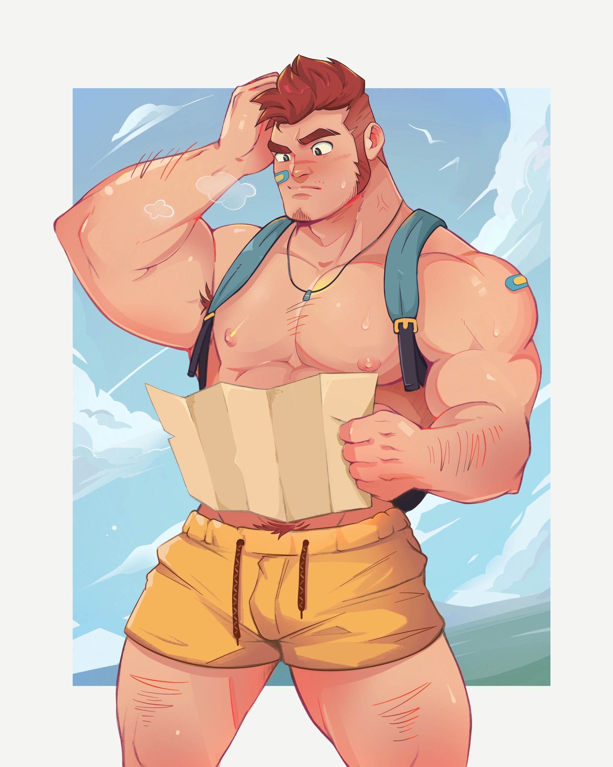 XXX helbram00:Himbo art collab with Brotex!His photo