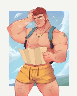 helbram00:Himbo art collab with Brotex!His adult photos