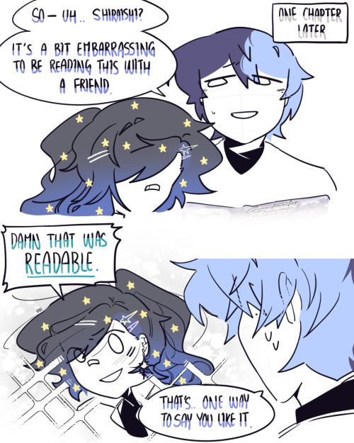 Kohane And Akito Liking Yuri Manga Is So Funny And Honestly I See It As Canon Now, But That Begs The