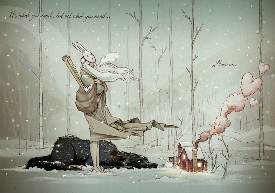 aspectofadreamer:  The world of Bunny and Lupus by Chiara Bautista