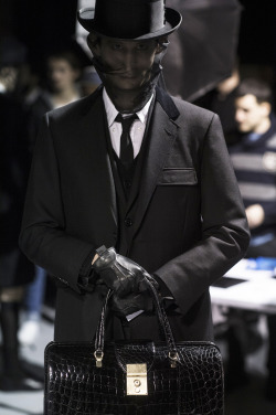 bleumode-noir:  Thom Browne Fall Winter 2015