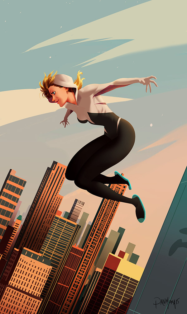 brianmichaelbendis:  by Dan Mora DaredevilBoba FettSpider-GwenMichelangeloThe JokerHarley