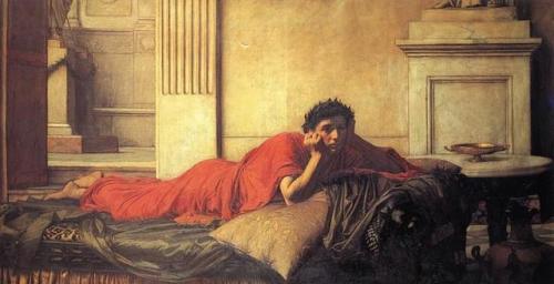 thetwelvecaesars: pre-raphaelisme: The Remorse of Nero after the Murder of his Mother by John Willia