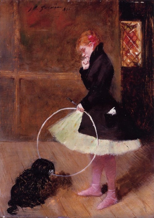 Dancer with a Hoop by Jean-Louis Forain, 1881