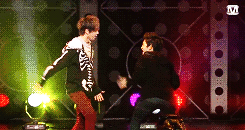 taetv:    changjo dancing to gee x ricky dancing to mister; hating each other to ensue.   