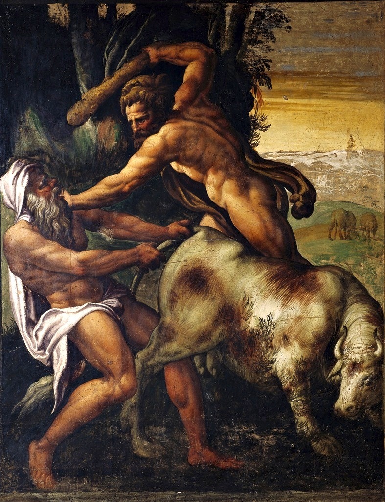 Niccolò dell’Abbate, Hercules and Cacus, c. 1540-3