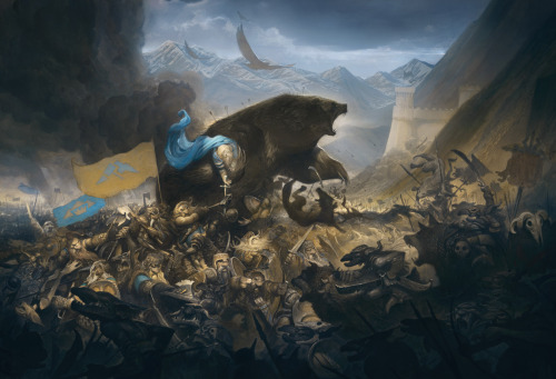 dduane:  juliedillon:  tediosis:  The Hobbit series by Justin Gerard  Can I just say how much I love
