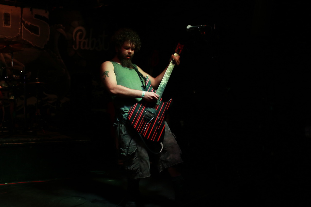 My friend’s metal band (he&rsquo;s the frontman), Taranis @ Reno’s Chop Shop,