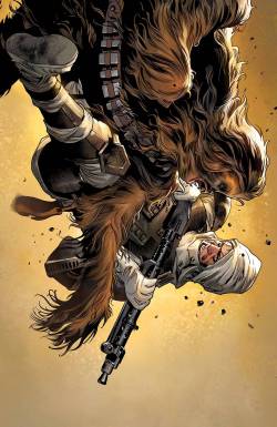 hondobrode:  STAR WARS #11(W) Jason Aaron (A/CA) Stuart Immonen• Chewbacca Unleashed!• Skywalker in chains!• Han Solo…with a ball and chain?!?click for best comics talk