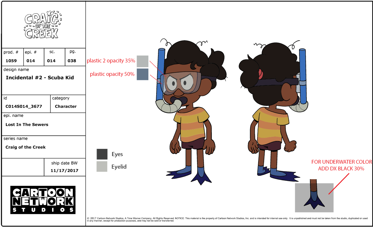 Crew of the Creek — Sewer Kid character designs from Lost In The... - Craig Of The Creek Lost In The Sewer