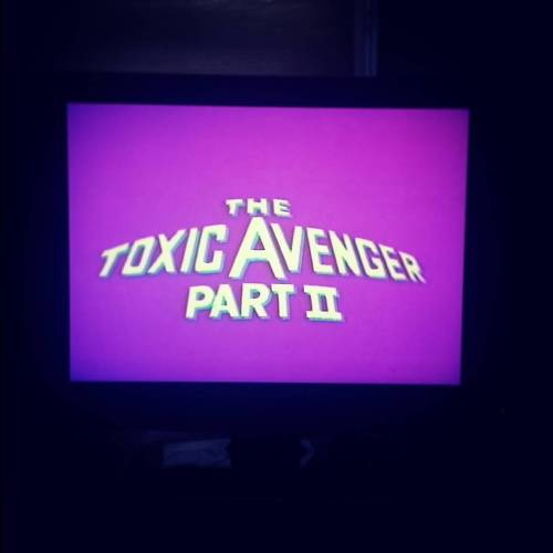 Having a Toxic Avenger/Troma marathon. #ToxicAvenger #Troma #bmovie #lowbudget (at Portland, Oregon)