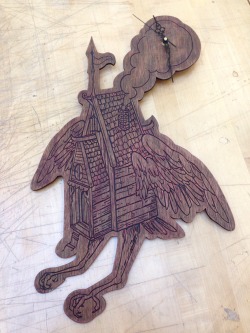 borichas:  pixlotl:  Baba Yaga clock is done!