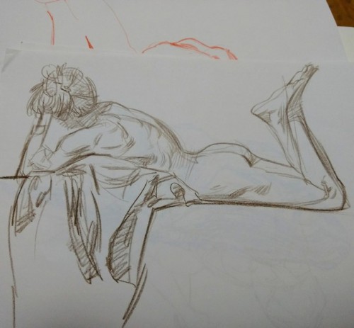 Figure drawing dump. Nu-pastels, oil paint, prismacolor