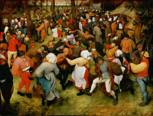 Pieter Bruegel the Elder, De bruiloft dans (The Wedding Dance) c.1566, oil on panel, 119.4 × 157.5 c